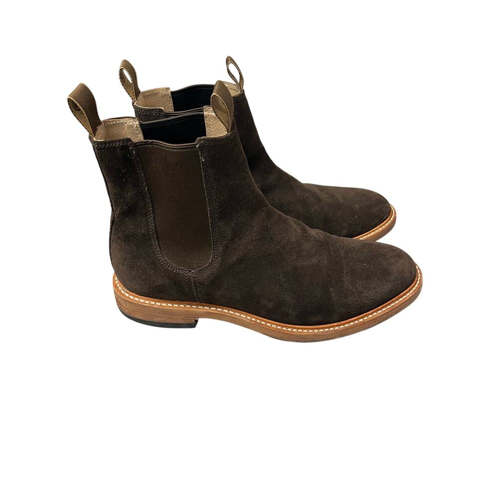 Taylor Stitch The Ranch Boot Chelsea Dark Brown Suede Men’s Size 13D